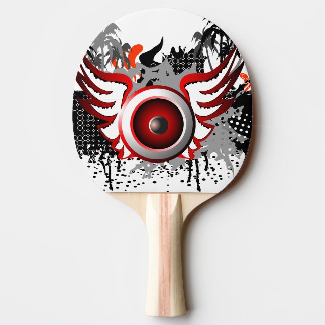 Speaker Ping-Pong Paddle (Back)