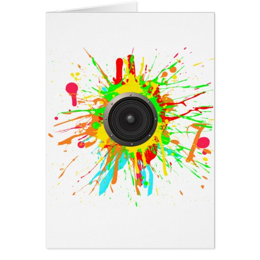 Speaker Splatter - DJ Music Disc Jockey Audio (Front)