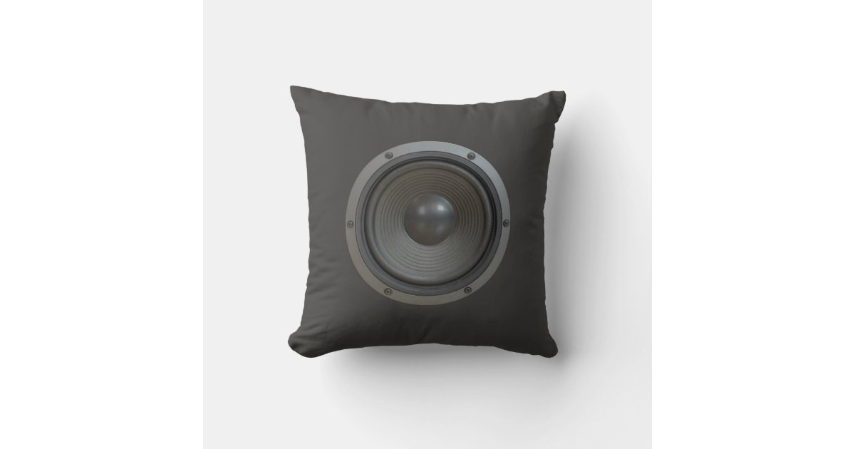 Speaker Throw Pillow Zazzle