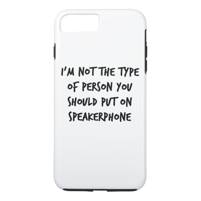 Speakerphone Case-Mate iPhone Case (Back)