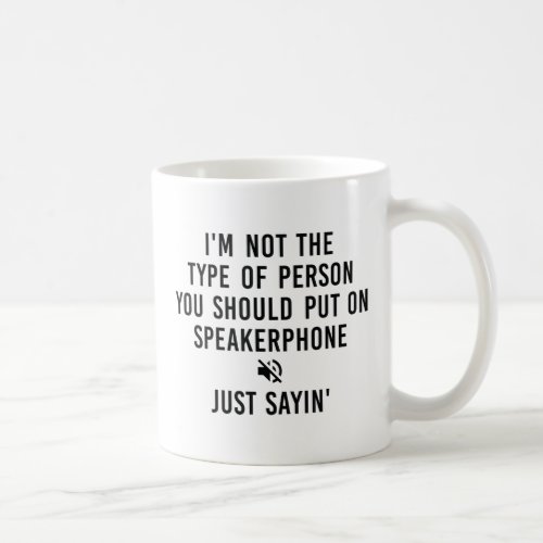 Speakerphone Coffee Mug