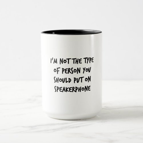 Speakerphone Mug