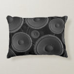 Speakers: Continuous Texture Seamless Pattern. Accent Pillow