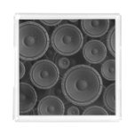 Speakers: Continuous Texture Seamless Pattern. Acrylic Tray