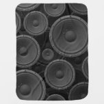 Speakers: Continuous Texture Seamless Pattern. Baby Blanket