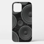 Speakers: Continuous Texture Seamless Pattern. iPhone 12 Case
