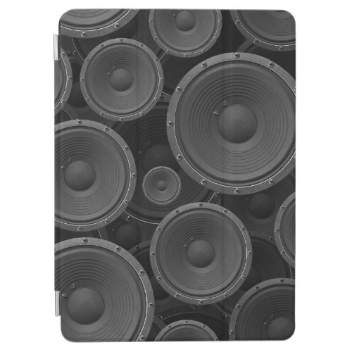 Speakers Continuous Texture Seamless Pattern iPad Air Cover
