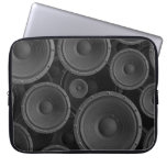 Speakers: Continuous Texture Seamless Pattern. Laptop Sleeve