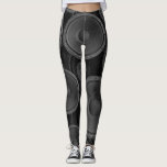Speakers: Continuous Texture Seamless Pattern. Leggings
