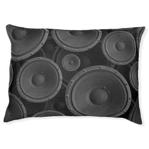 Speakers Continuous Texture Seamless Pattern Pet Bed
