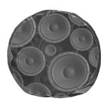 Speakers: Continuous Texture Seamless Pattern. Pouf