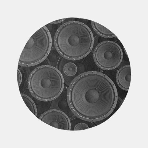 Speakers Continuous Texture Seamless Pattern Rug