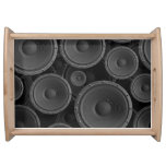 Speakers: Continuous Texture Seamless Pattern. Serving Tray