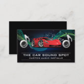 Speakers Subs | Musical Notes | Sports Car Business Card (Front/Back)