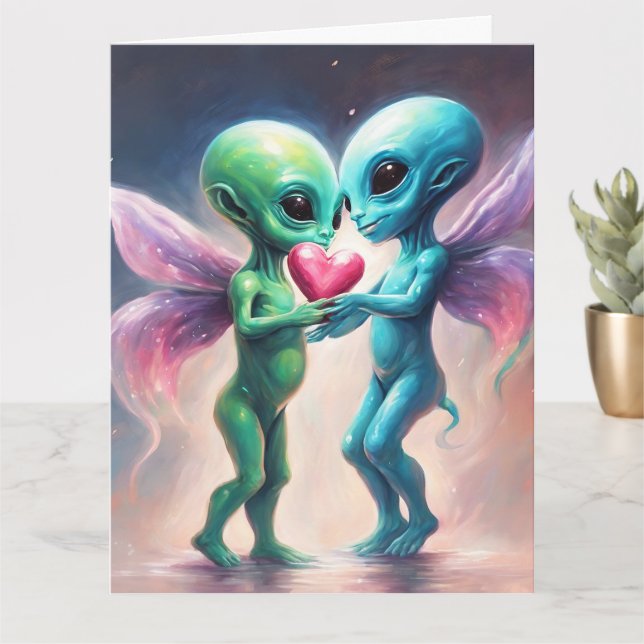 Speaking heart to heart ! card (Small Plant)