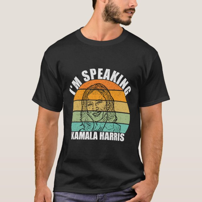 Speaking Kamala Harris For Vp For The People 2020  T-Shirt (Front)