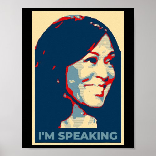 Speaking Kamala Harris Quote Vp Debate 2020 Poster