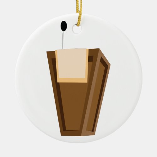 Speaking Podium Ceramic Ornament