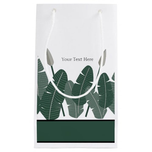 Spear and Palm Leaf Medium Gift Bag