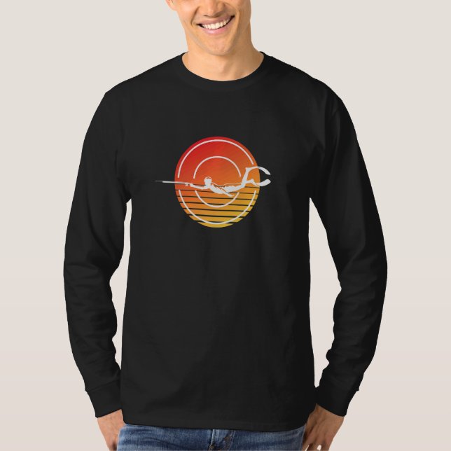 Spear Fisherman Diver I Harpoons Spear Fisherman D T-Shirt (Front)