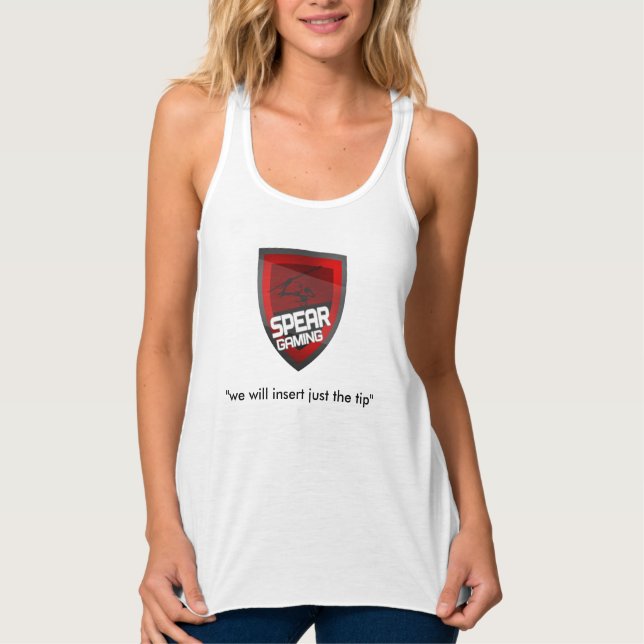 Spear Gaming Tank Tops (Front)