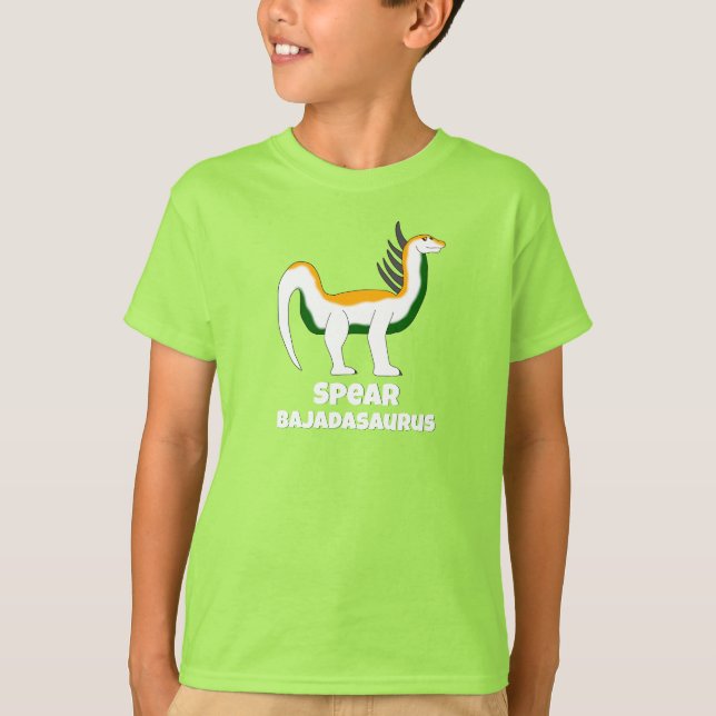 Spear the Bajadasaurus Dino T-Shirt (Front)