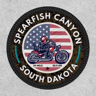 SPEARFISH CANYON SCENIC BYWAY MOTORCYCLING PATCH