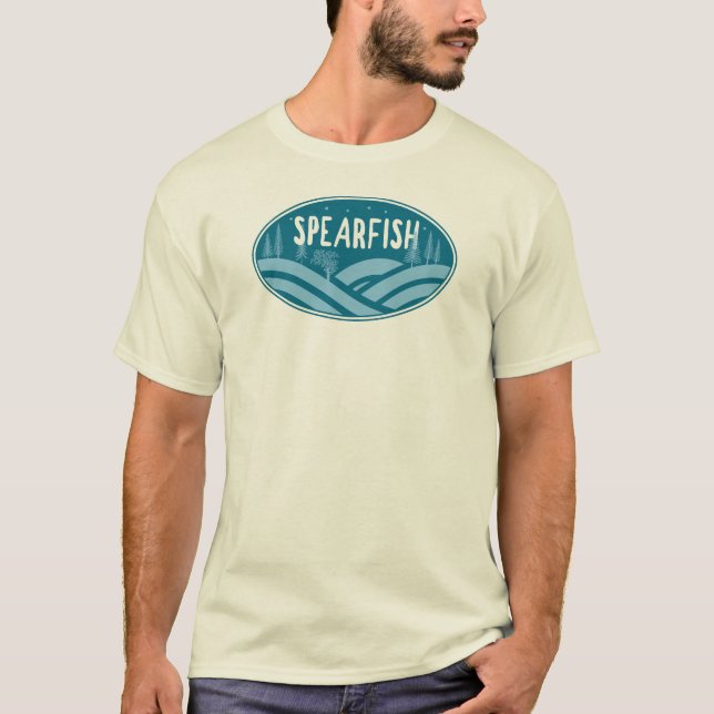 Spearfish South Dakota Outdoors T-Shirt (Front)