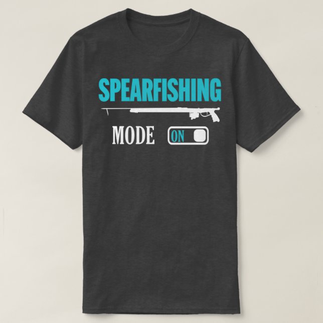 Spearfishing Mode On T-Shirt (Design Front)