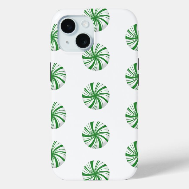 Spearmint Swirl Case-Mate iPhone case (Back)
