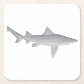 Speartooth Shark Square Paper Coaster