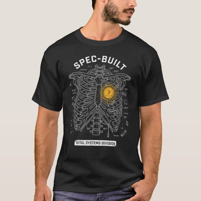 Spec-Built Vital Systems Division Plumber Gift T-Shirt (Front)