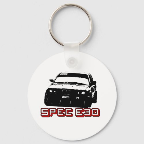 Spec E30 Car Keychain