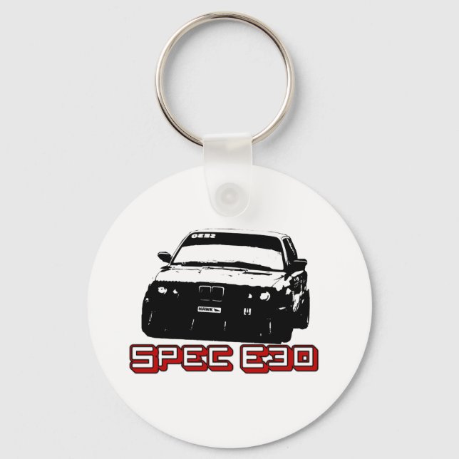Spec E30 Car Keychain (Front)