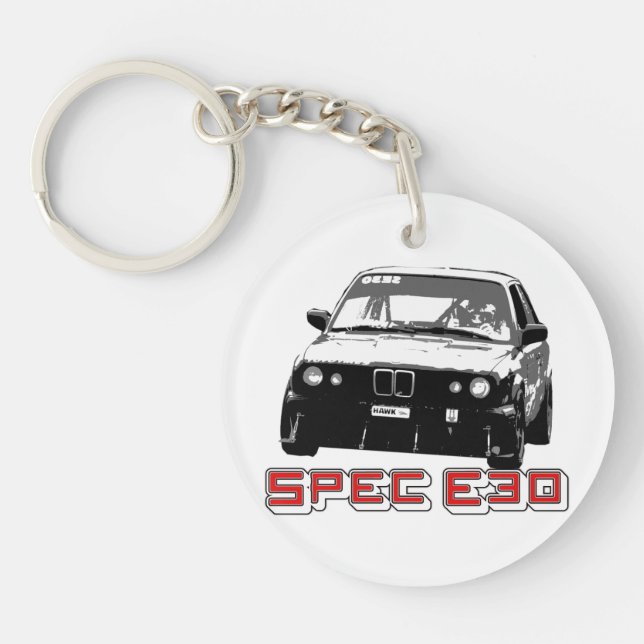 Spec E30 Keychain (Front)