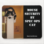 Spec Ops Cat Mousepad at Zazzle