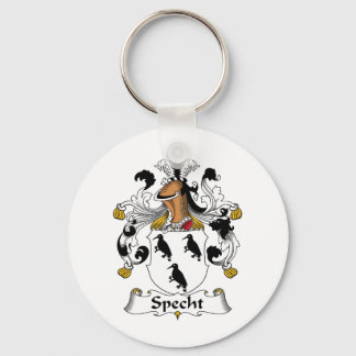 Specht Family Crest Keychain