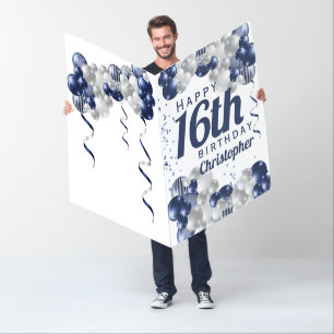 Special 16th Birthday Balloon Jumbo Card