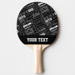 Happy Birthday Ping Pong Table Tennis Paddles Zazzle