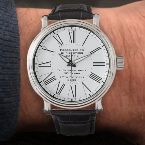 Special 60th Birthday Commemorative Watch