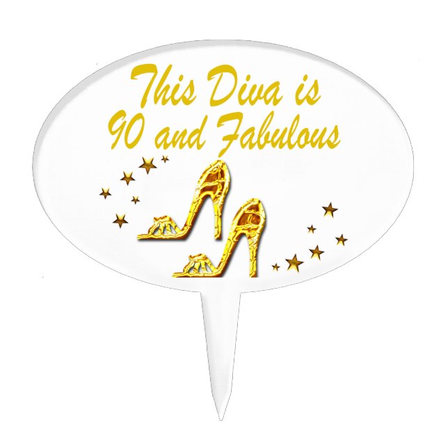 SPECIAL 90TH BIRTHDAY CAKE TOPPER (Front)