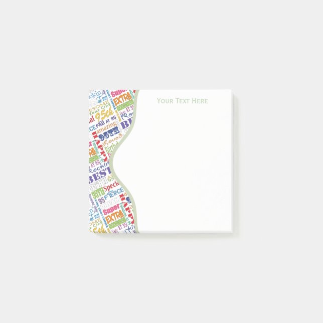 Special 95th Birthday Party Personalized Gifts Post-it Notes (Front)