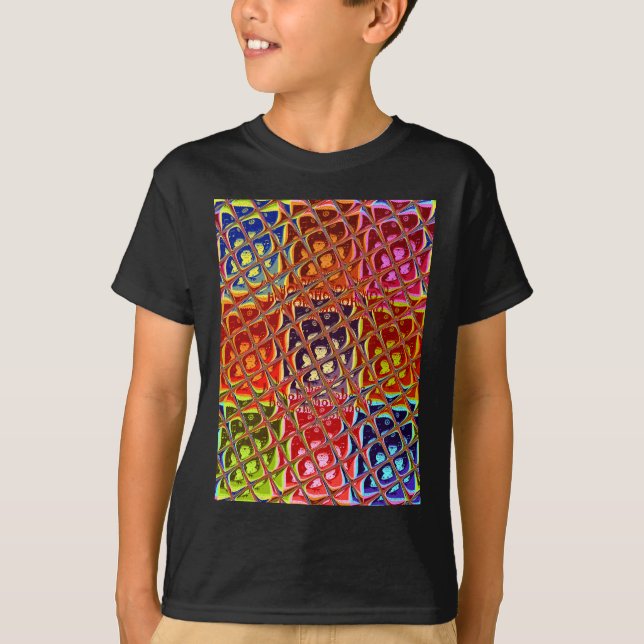 Special Abstract Christmas Colors T-Shirt (Front)