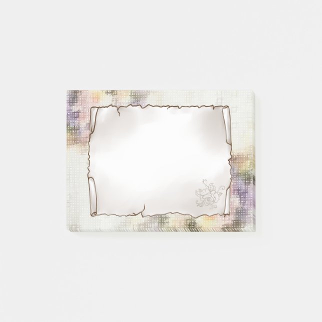 special adhesive label post-it notes (Front)