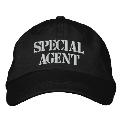 SPECIAL AGENT EMBROIDERED CAP
