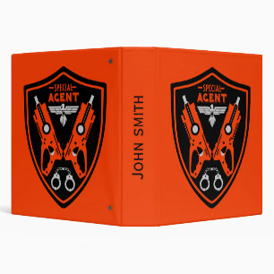 Special Agent Kid 3 Ring Binder