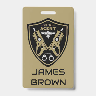 Special Agent Kid Badge