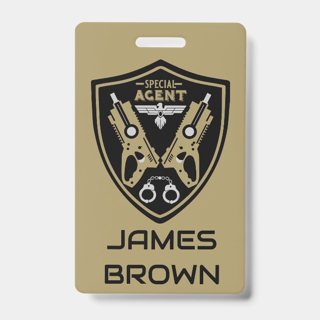 Special Agent Kid Badge (Front)