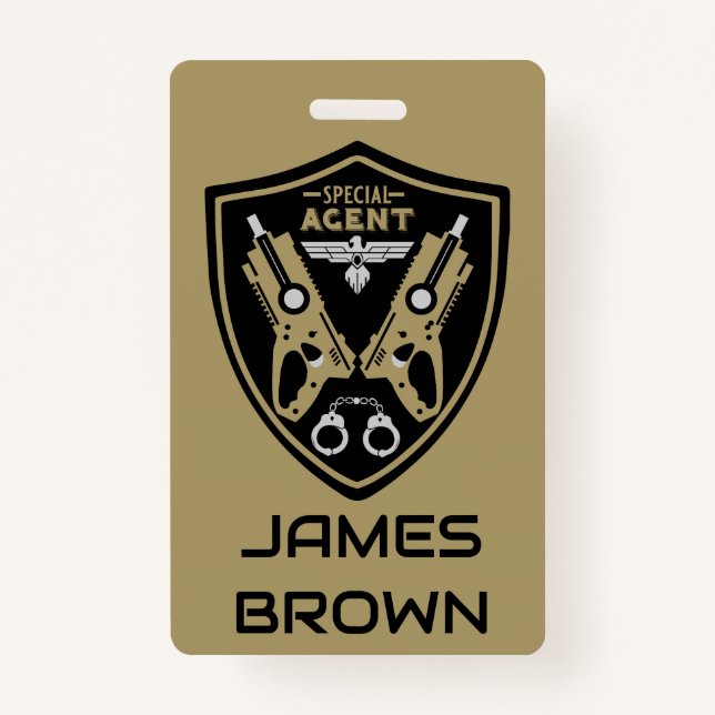 Special Agent Kid Badge (Front)