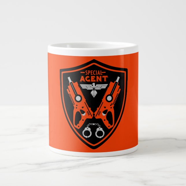 Special Agent Kid Giant Coffee Mug (Front)